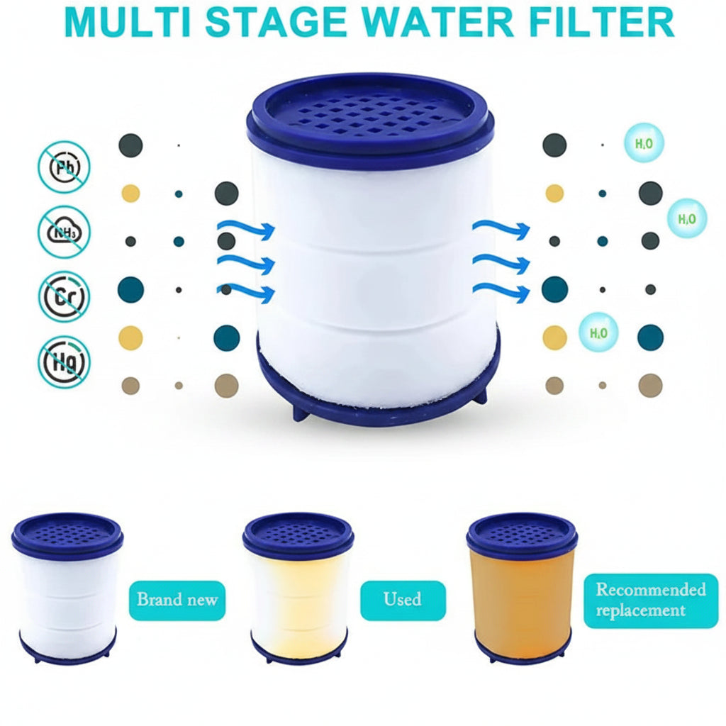 360° Rotating Faucet Filter – Reduces Chlorine & Metals - Simplicity Shoppe