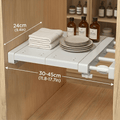 Expandable Shelf Divider — Punch-Free Retractable Organizer - Simplicity Shoppe