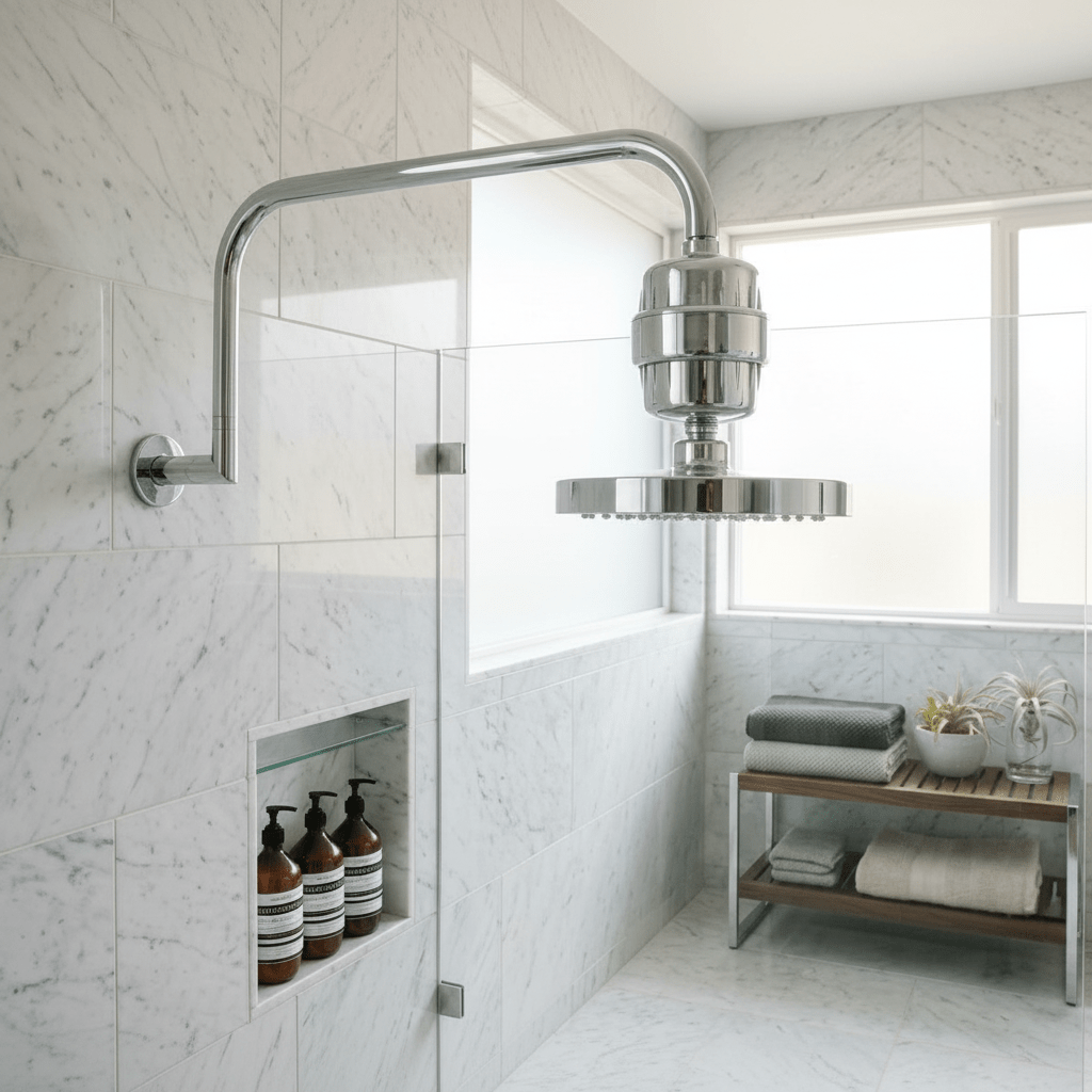 Hard Water Shower Filter with Replacement Cartridge - Simplicity Shoppe