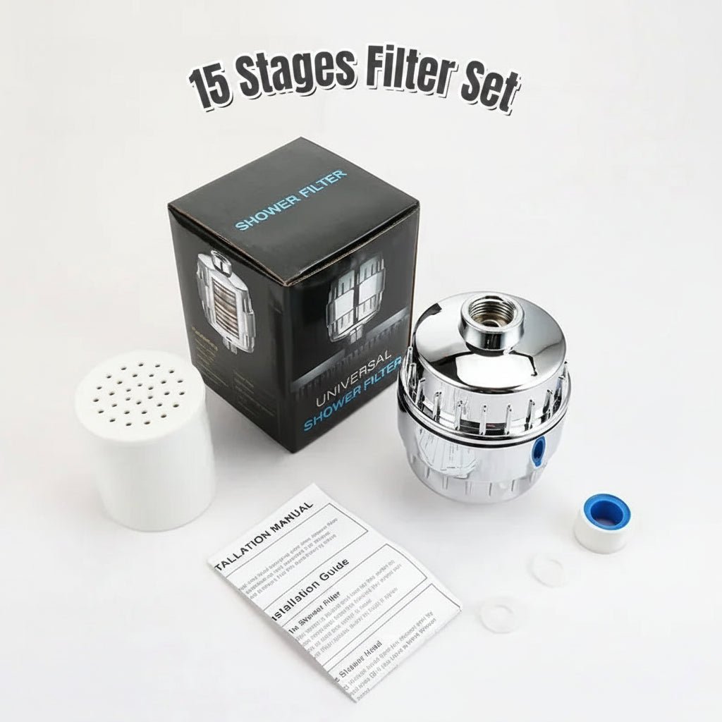 Shower Head Filter – Reduces Chlorine & Fluoride - Simplicity Shoppe