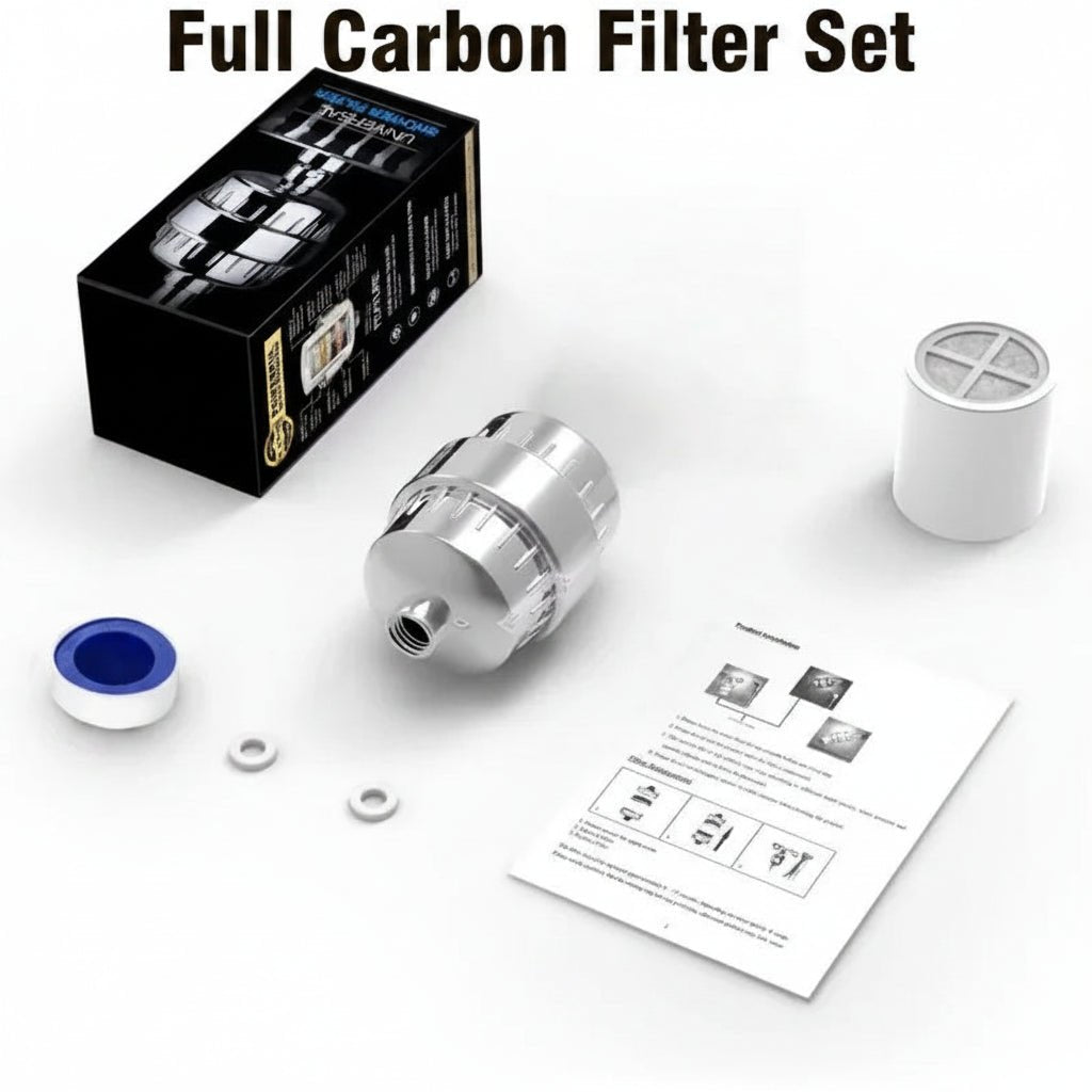 Shower Head Filter – Reduces Chlorine & Fluoride - Simplicity Shoppe