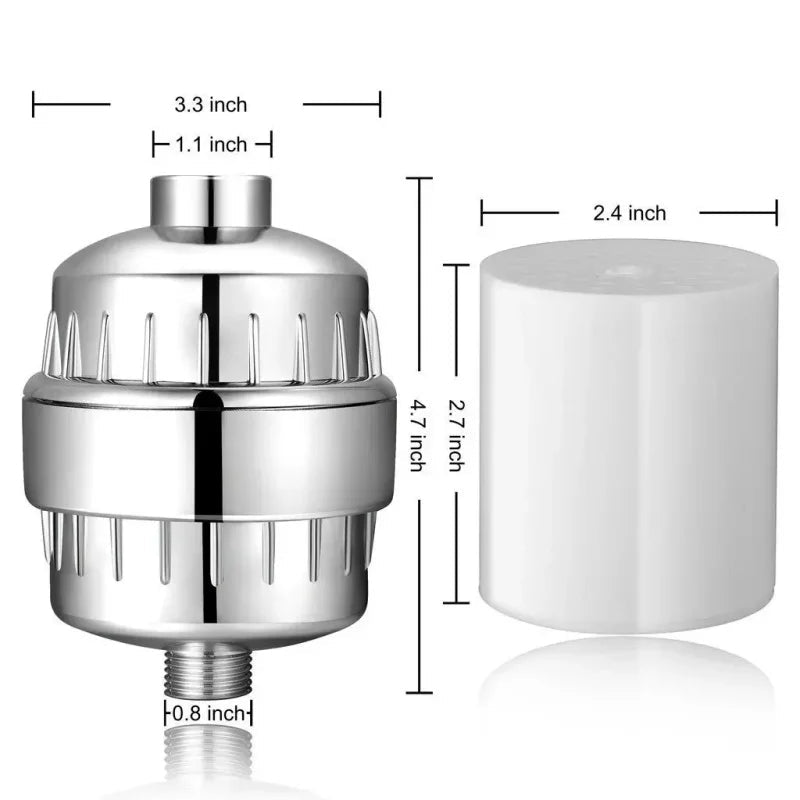 Shower Head Filter – Reduces Chlorine & Fluoride - Simplicity Shoppe